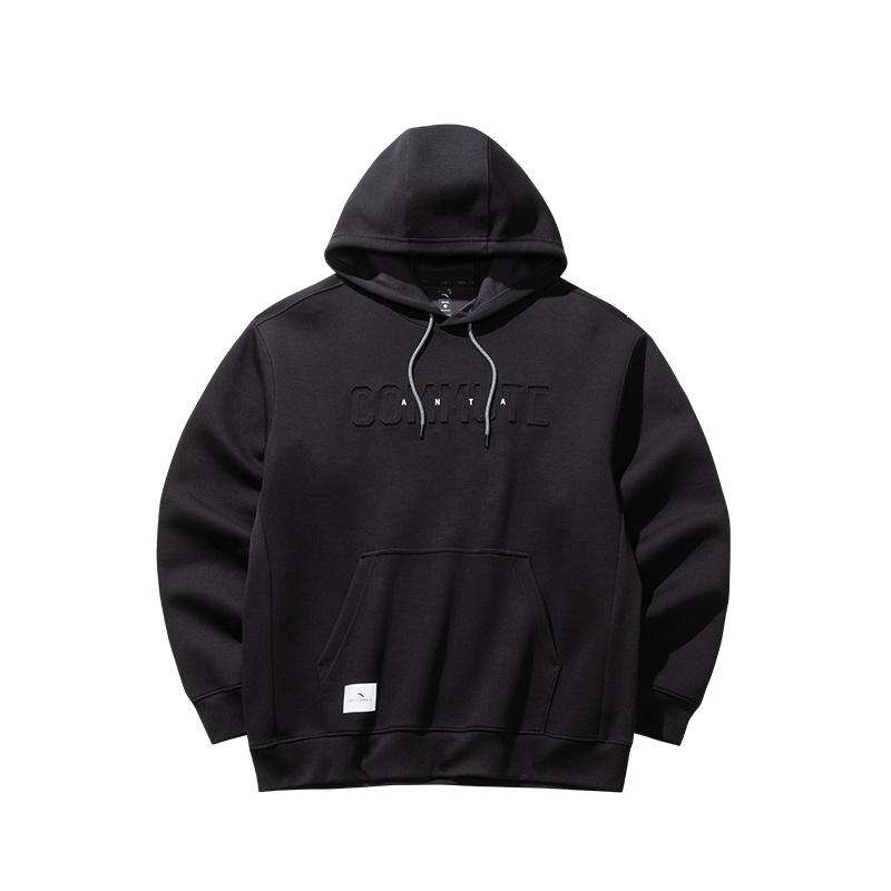 

Anta Comfortable Versatile Pullover Hoodie Men Hoodies Black 152517735-3 S
