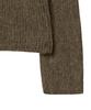 NOIRER Alpaca Boucle Ribbed Zip-Up (Khaki)