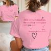Bible Verses Tshirts Unisex Unisex Dear Person Behind Me You Are Enough Positive Affirmation Tees Christianity Jesus Tshirts Gift