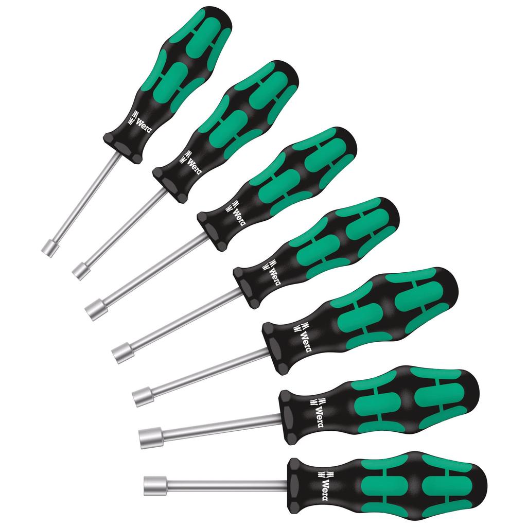 WERA Hex Driver 029510 7-Piece Set, 5.5-13mm,