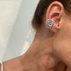 Golded C-shaped Ear Clip Silver No Piercing Earrings Hip Hop Gold Jewelry  Women