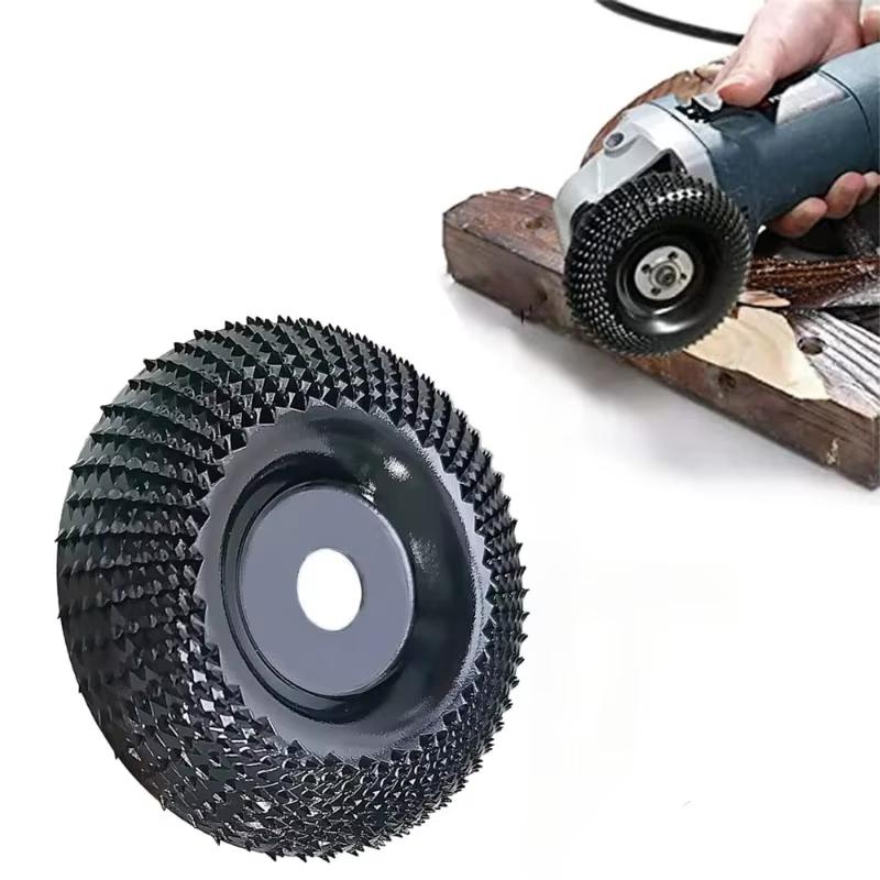 4 Zoll Runde Holz Winkelschleifscheibe Schleifscheibe Winkelschleifer Karbidbeschichtung 22mm Bohrung Formen Schleifen Schnitzen Rotationswerkzeug