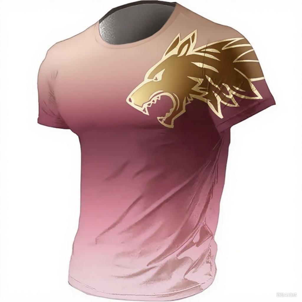 T-shirts for Men Fitness Sportswear 2026 Summer Vintage Men's 3d Printed Quick-Drying Gradient T-shirt Animal Wolf Short Sleeve