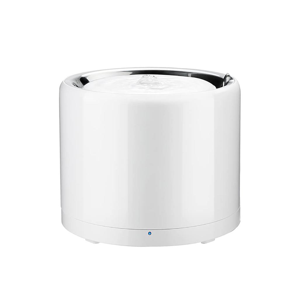 PETKIT Pet Water Drinker Cordless Quiet Pump Circulation Type Triple Filtration Automatic Power Off with LED Light Large Capacity Cat Dog White 1.35L