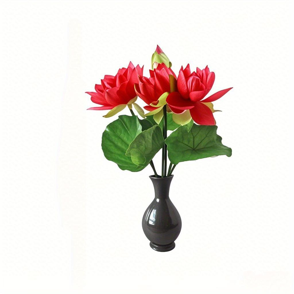 1 Bundle Simulation Lotus/Lotus Leaves, Decorative Fish Tank Simulation Plants, Home Decoration Flowers, Garden Decoration