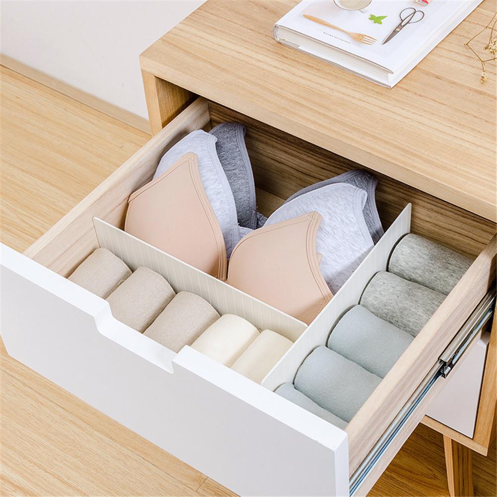 6pcs/set Pp Freely Combined Layered Partitions Creative Drawer Sorting Storage Compartment Divider