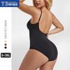 Nahtloser Einteiler Shapewear für Damen Bauchkontrolle Po-Anhebung U-Rücken Bodyformer