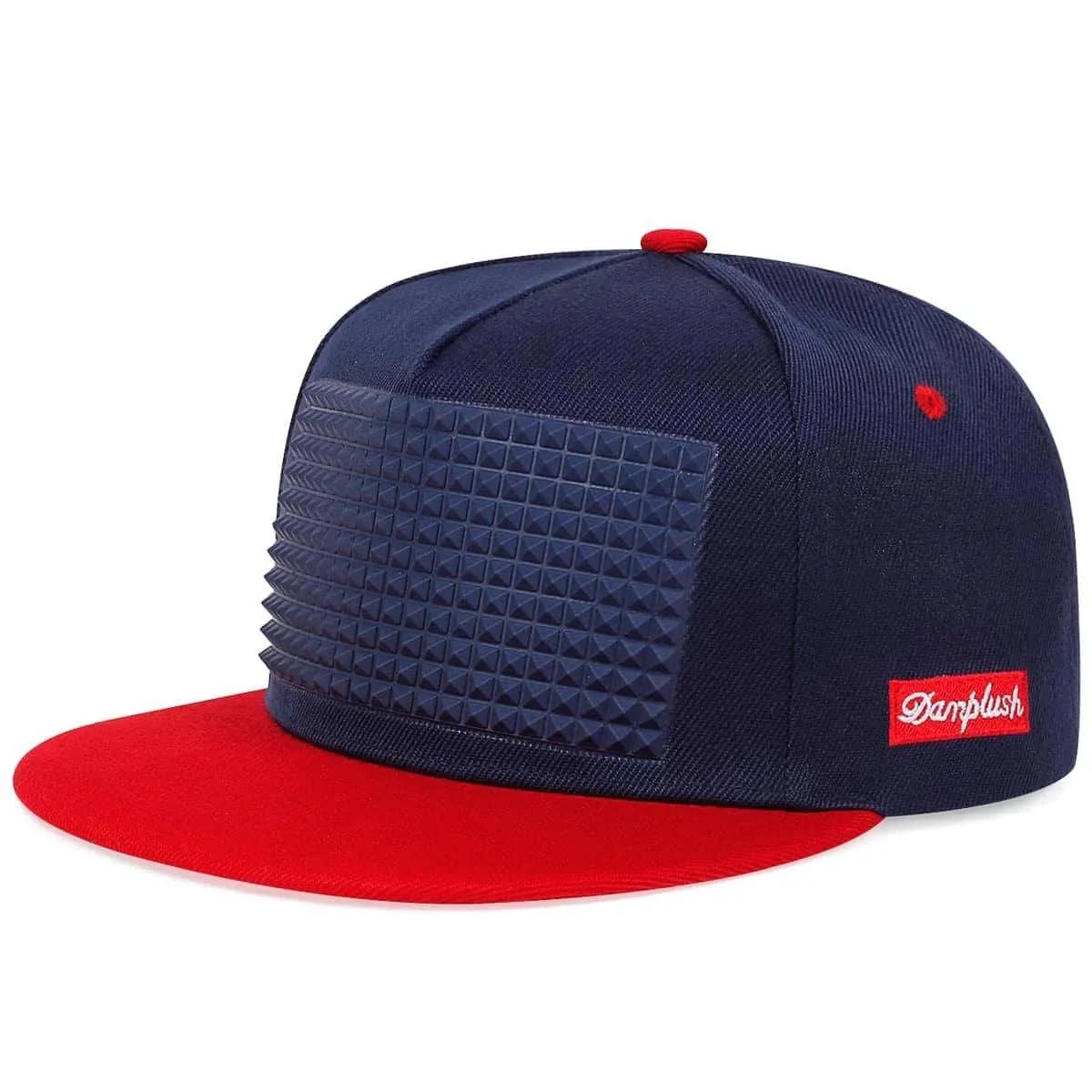 

Unisex Square Rubber Top Baseball Hats Spring Autumn Outdoor Adjustable Casual Hip-Hop Trucker Caps Sunscreen Hat