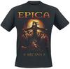 Epica Arcana Mistik Kadın Baskılı Siyah Pamuklu Tişört Erkek Kadın Senfonik Metal Unisex Tişört