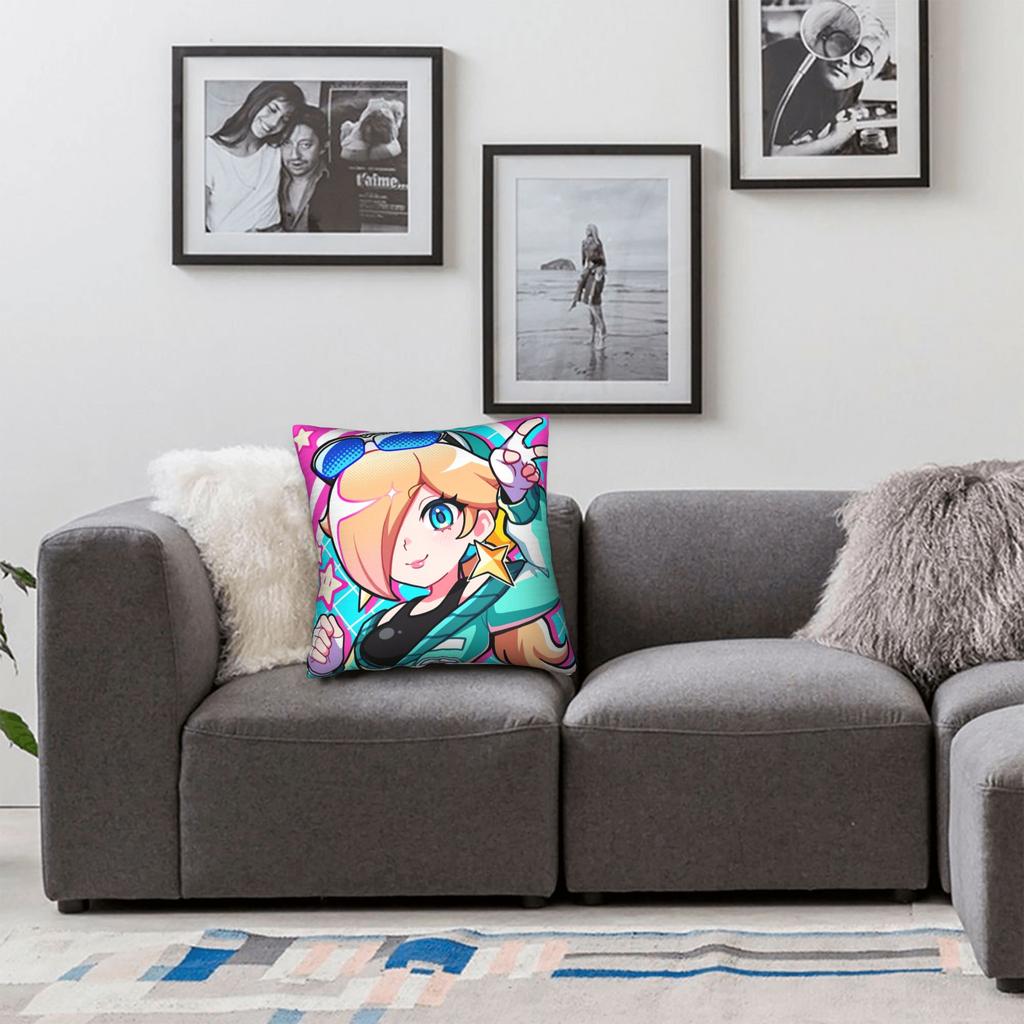 3D Princess Rosalinas Pillow Cover Retro Trendy Pillow Case For Office Car Home Decor Custom Pillowcases Gift