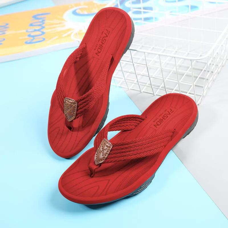 Men'S Slippers Summer Flip Flops New Fashion Comfortable Casual Slippers Lightweight Beach Men Sandals Outdoor Non-Slip Slippers