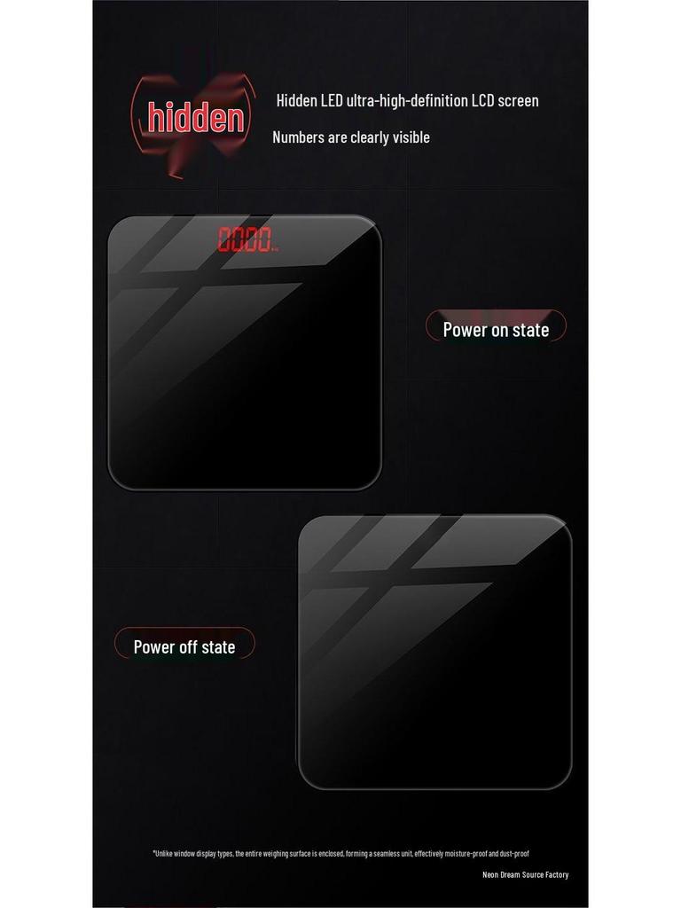 Rechargeable Smart Bathroom Scale for Women - Durable Electronic Body and Fat Scale