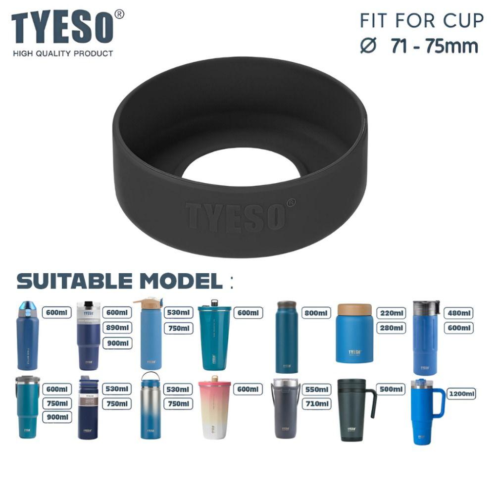 

Universal 71-75mm Silicone Coaster Bottom Cover for Tyeso Water Bottle Anti Slip Bottom Sleeve Cover for Tyeso Mug Accessory