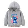 Stitch Hoodie for Kids HD Print Boys Girls Pullover Brother Sister Matching Hoodies Polyester  Casual Girls Sweatshirt Fall Age 4-14
