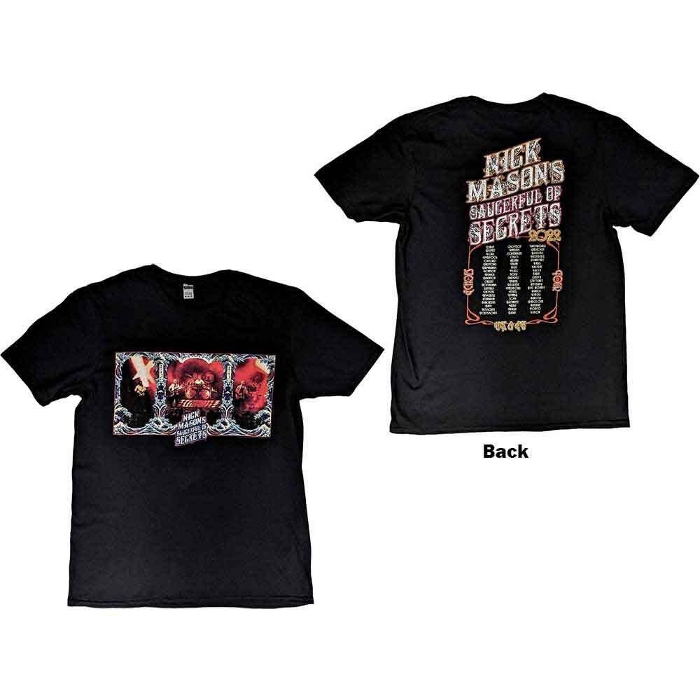 

Nick Mason s Saucerful of Secrets Hokusai Wave European Tour 2022 T-Shirt Black S
