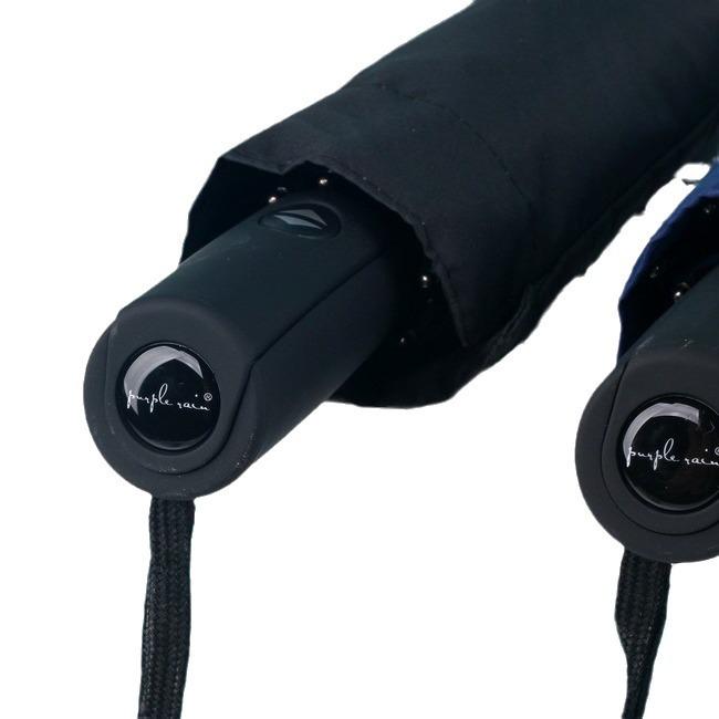 In Stock: New 125cm Single-Layer Automatic Folding Umbrella - PURPLERAIN (Purple)