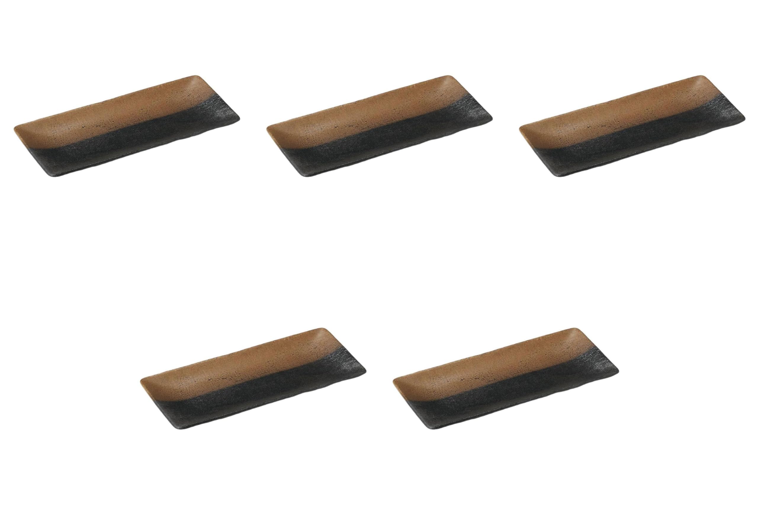 

Набор из 5 расписных прямоугольных тарелок x x 3 прямоугольная тарелка Setomonohonpo [28,5 12,6 см] (средний)