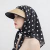 Lightweight Korean Style Headscarf Baseball Hat Print Y2k Scarf Baseball Cap Hip-hop Neck Guard Strappy Bandana Hat Girl