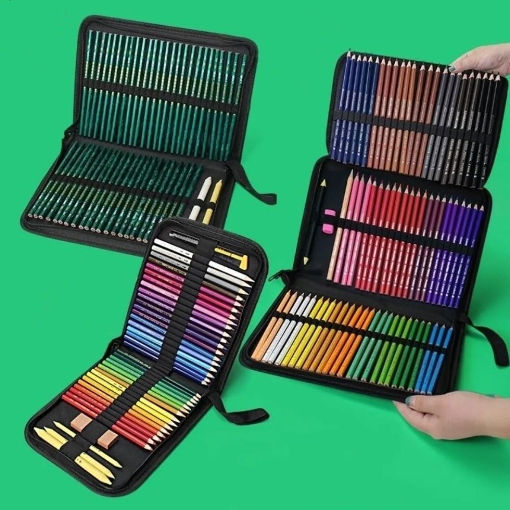 Professional Colored Pencils Storage Bag Large Capacity Painting Pencil Bag  Office Supplies