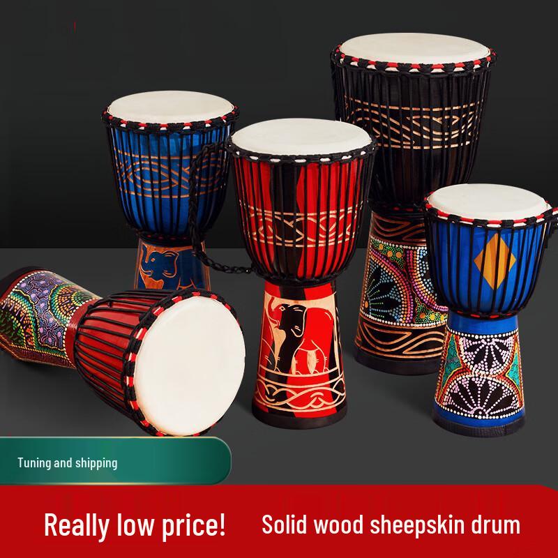 Professional Goatskin African Hand Drum