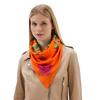 Women Fashion Long Soft Wrap Shawl Rose Flower Printed Sheer Chiffon Scarf