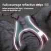 Cute Vest-style Chest and Back Protection for Kittens, Velcro Safety Buckle, Reflective Pet Cat Leash