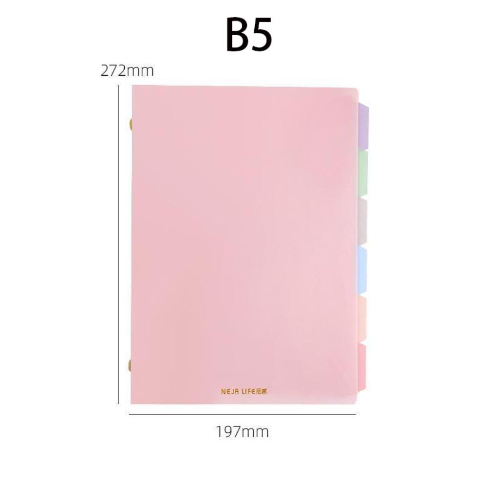 

Блокнот багаторазового використання Лінійовані блокноти М які студентські блокноти Нове студентське канцелярське приладдя B5 Pink