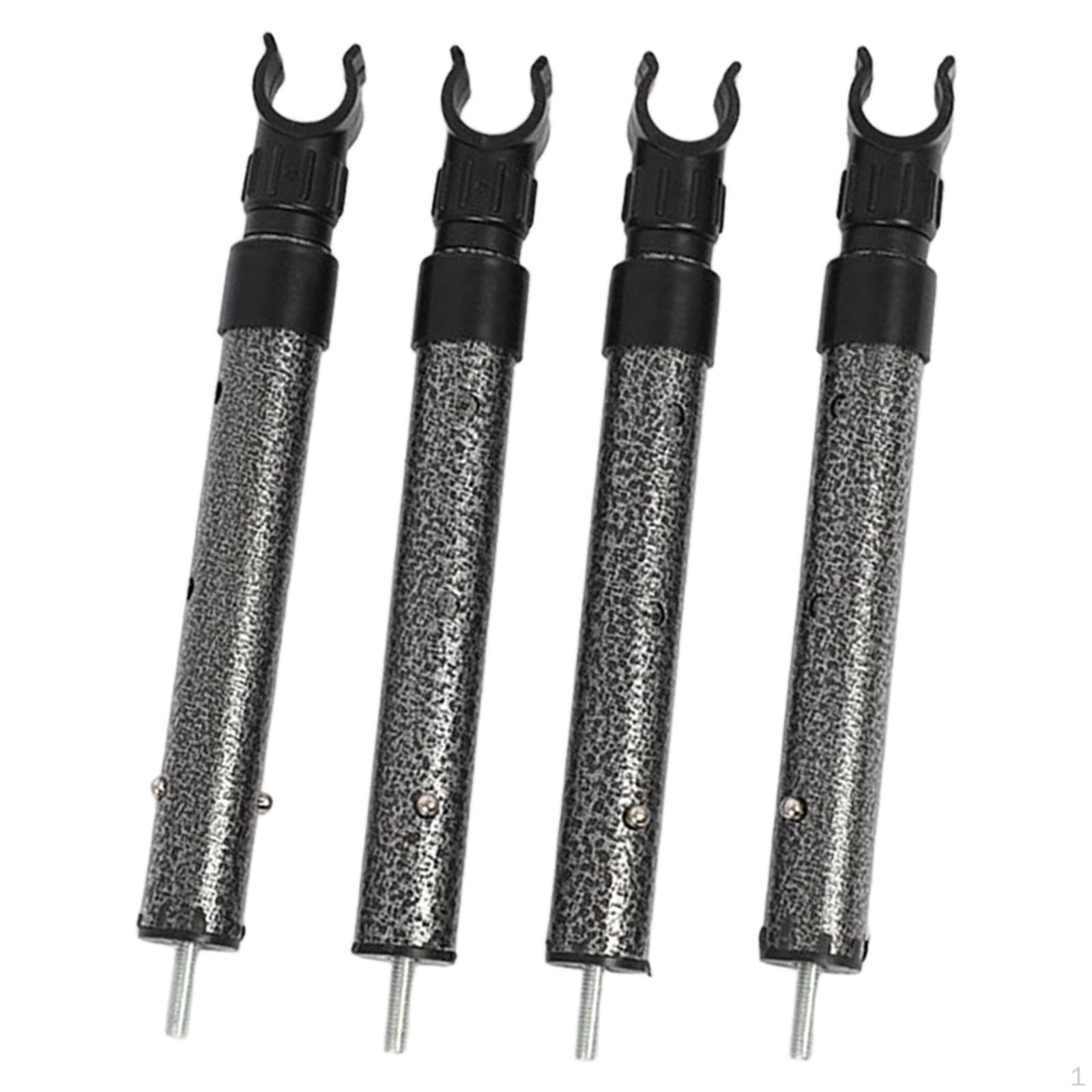 

4 Adjustable Telescopic Table Legs for in The Garden 8mm Screws