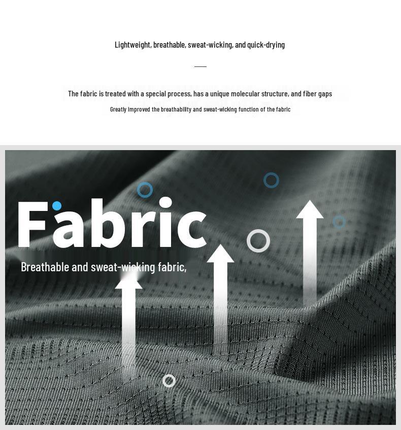 2022 Ice Silk Quick-Dry Plus Size Men's Loose Casual Crew Neck Short Sleeve T-Shirt