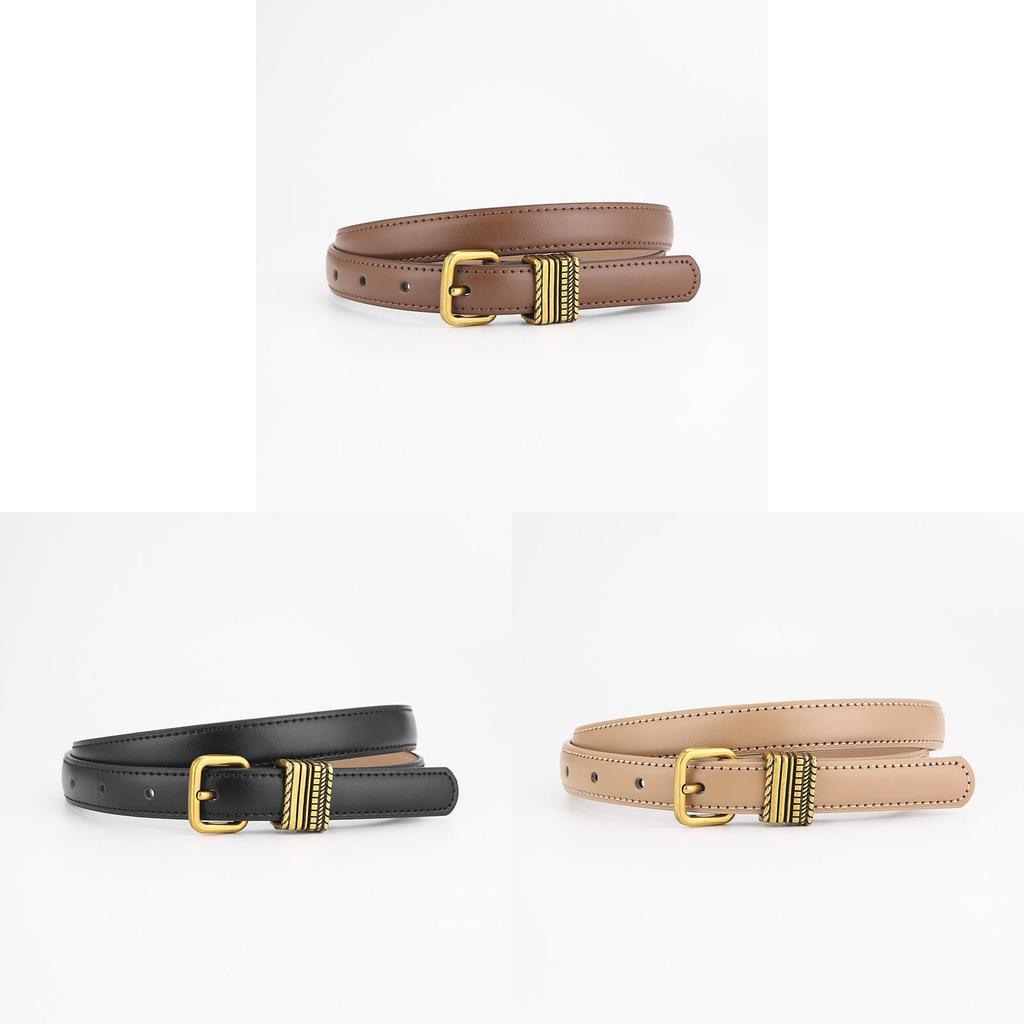 Genuine Leather Womens Belt For Jeans Fashion Casual With Pin Buckle
