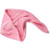 Koralowy aksamitny ręcznik suszący do włosów Ultra chłonny, kręcący się, głowica do suszenia włosów, czapka do kąpieli