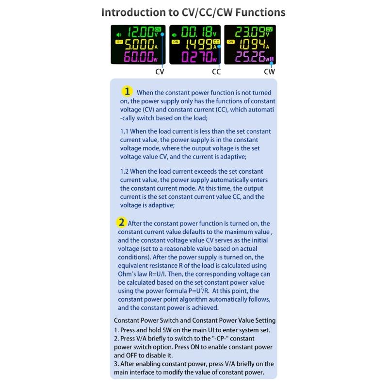 XY3606B 216W Step-down/up Adjustable Voltages Regulated Power Supply Solar Charging Module with LED Display