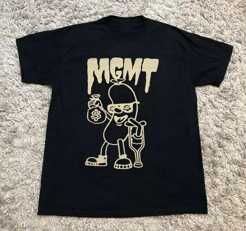 Collection MGMT Band HotDog Unisex Short Sleeve Black All Size TShirt Unisex T-Shirt XXXXL