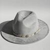 Military Green Suede Hats For Women Hats For Men Cowboy Hat Caps Western Cowboy Belt Bands Fedoras Chapeau Feutre Homme