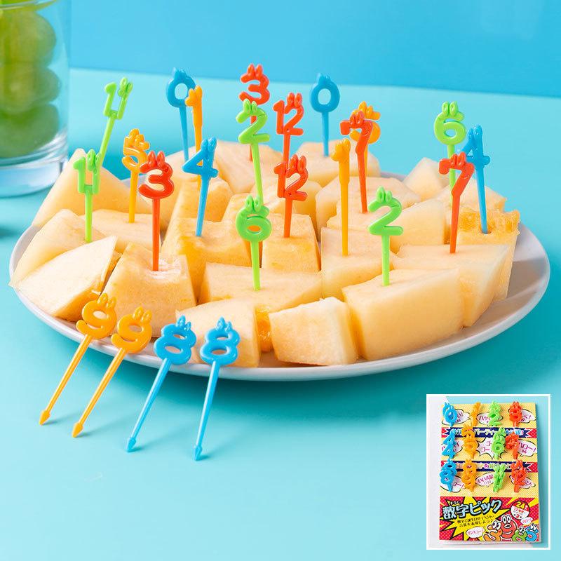 6/10pcs/set Animal Food Fruit Picks Forks Bento Lunch Box Decor Accessory For Kids Toothpick Lunches Party Decor