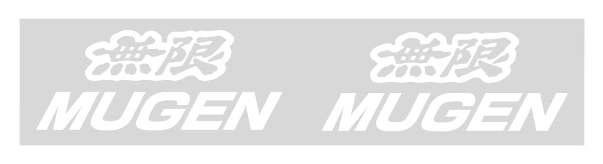 

MUGEN Sticker B White [Size M] 90000-YZ5-310B-W3 белый