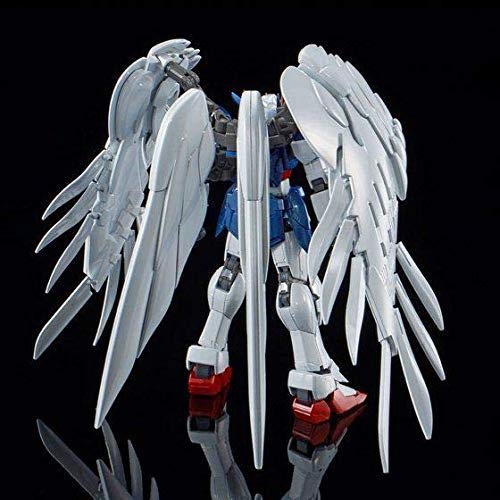 BANDAI RG Wing Gundam Zero EW & Drei Zwerg [Titanium Finish] 1/144 Blue