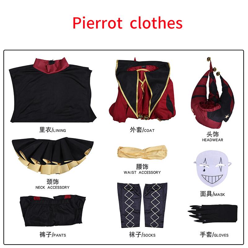 The Freak Circus Pierrot Jester Harlequin