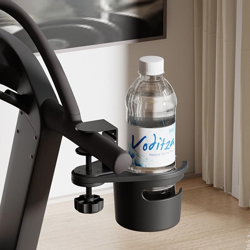 Desk Cup Holder Clamp Adjustable Anti-Spill Coffee Cup Holder 360 Degree Rotating Table Edge Clamp Cup Holder Anti-Fall Desk