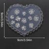 Plantilla de Silicona Transparente para Esculpir Uñas 3D Molde para Arte de Uñas DIY Herramienta Hecha a Mano Cuentas Pequeñas Molde de Arcilla Polimérica Decoración de Manicura
