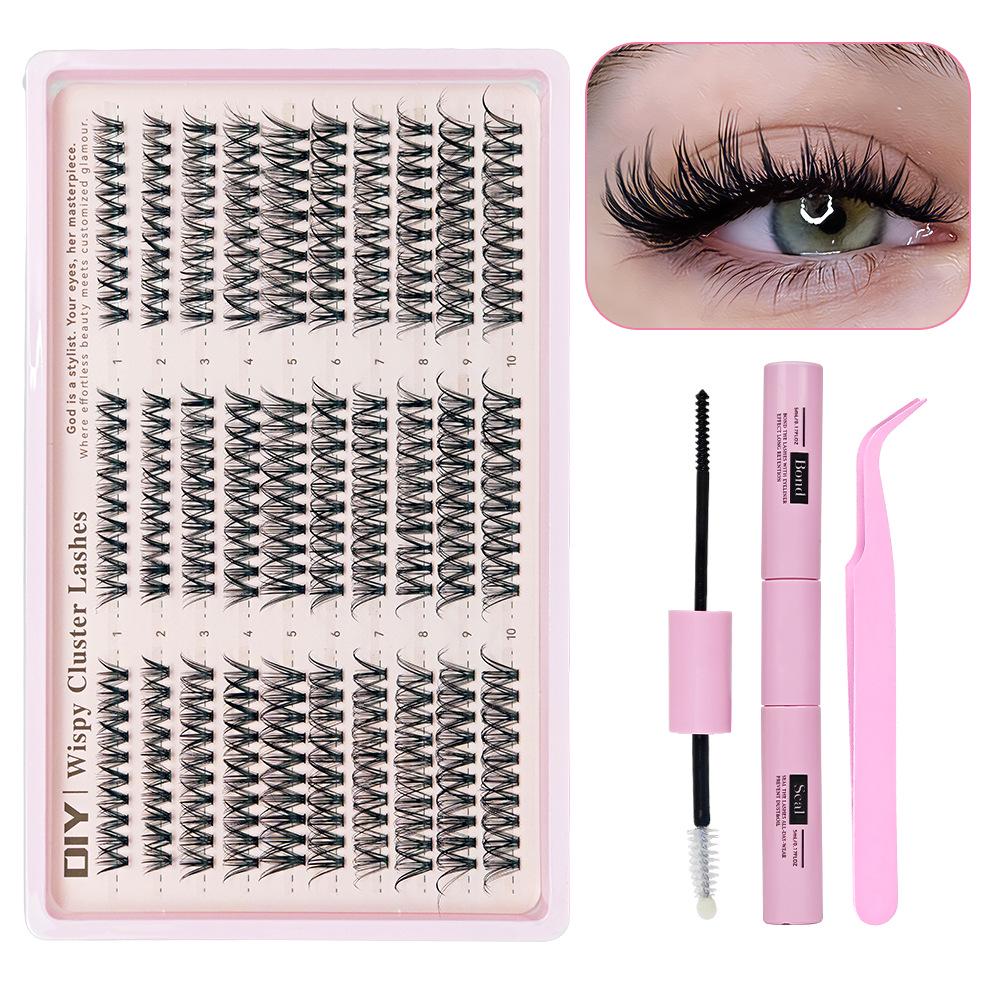 30D40D Dense European American Single Cluster Eyelash Glue Style 60D80D Large Capacity