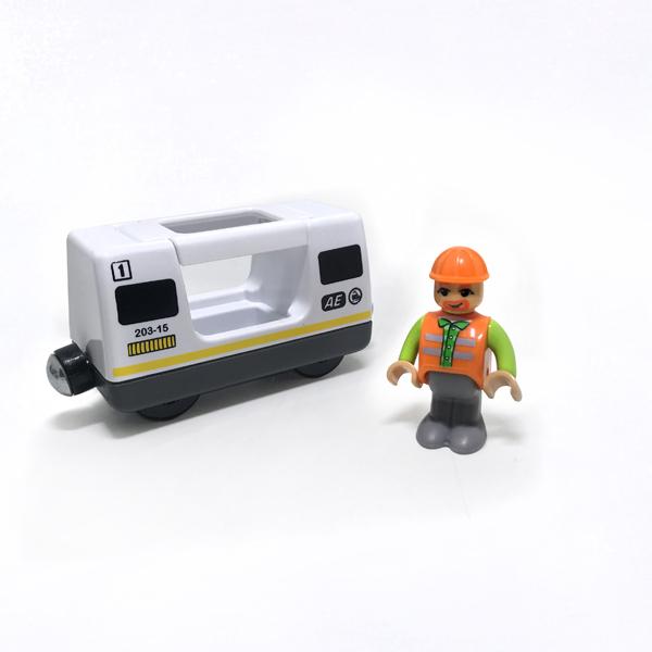 W2 Rlectric Car Harmonious Train Compartment Magnet Link Compatible Wood Track Compatible with All Type 1:64