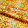 Jacquard Brocade Fabric 300x114cm for Needlework Cheongsam Pillowcases Diy Sewing Cloth Colorful Leaf Flower Black Golden Red