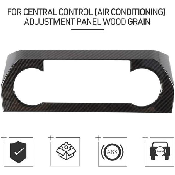 Central Control Air Conditioner Panel Trim Cover for Ford F150 2015- Carbon
