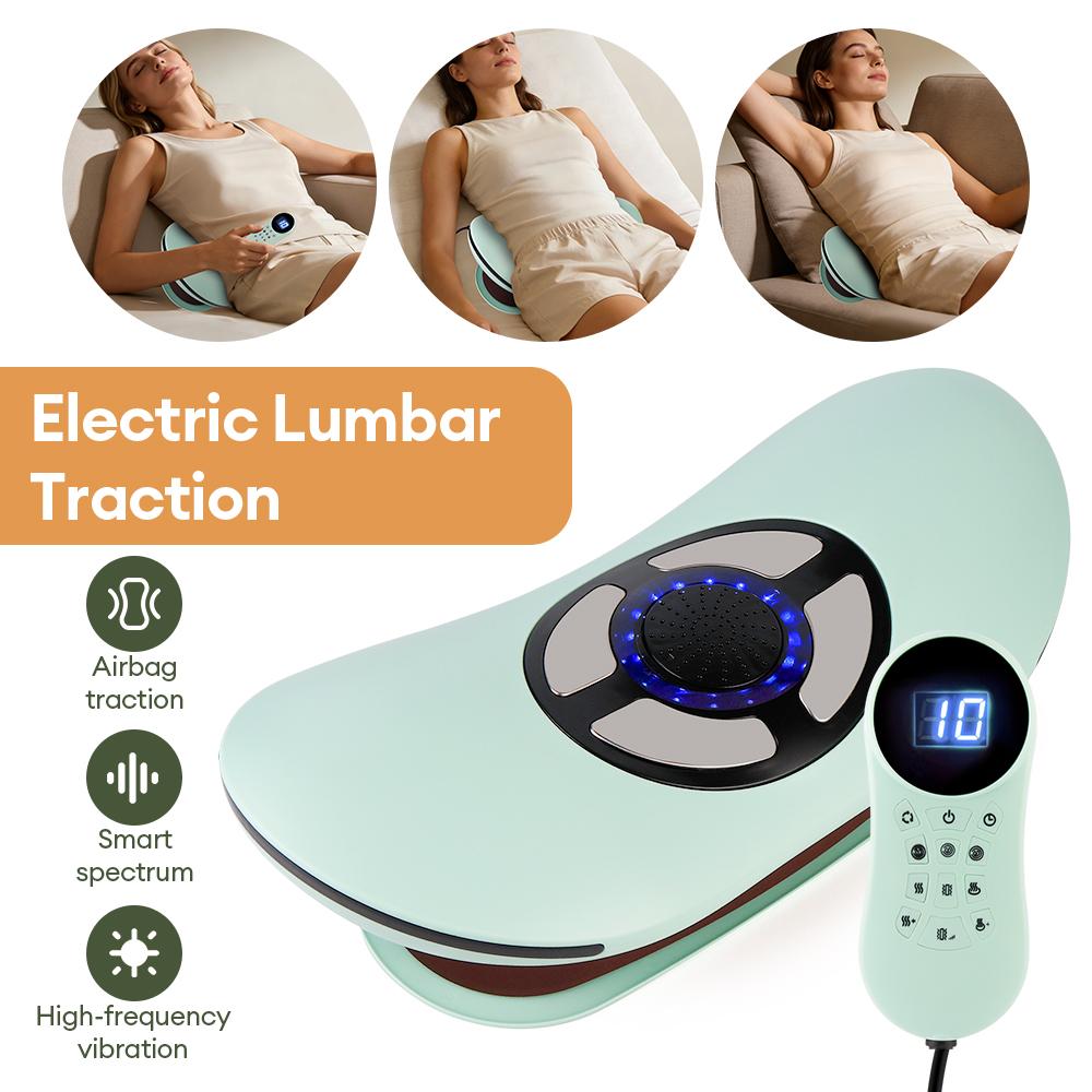 New Electric Lumbar Traction Device Massager Adjustable Intensity Electric Inflatable Back Stretcher Waist Spine Support Back