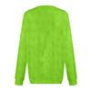 Women's Fashion Round Neck Pullover Long Sleeve Tee Christmas Printed Top