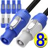 6/1PCS NAC3FCA NAC3MPA Male Plug 20A Power Plug Power Socket Adapter 3Pin Powercon XLR Connector for Stage Light LED Screen