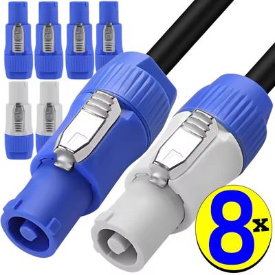 6/1PCS NAC3FCA NAC3MPA Male Plug 20A Power Plug Power Socket Adapter 3Pin Powercon XLR Connector for Stage Light LED Screen