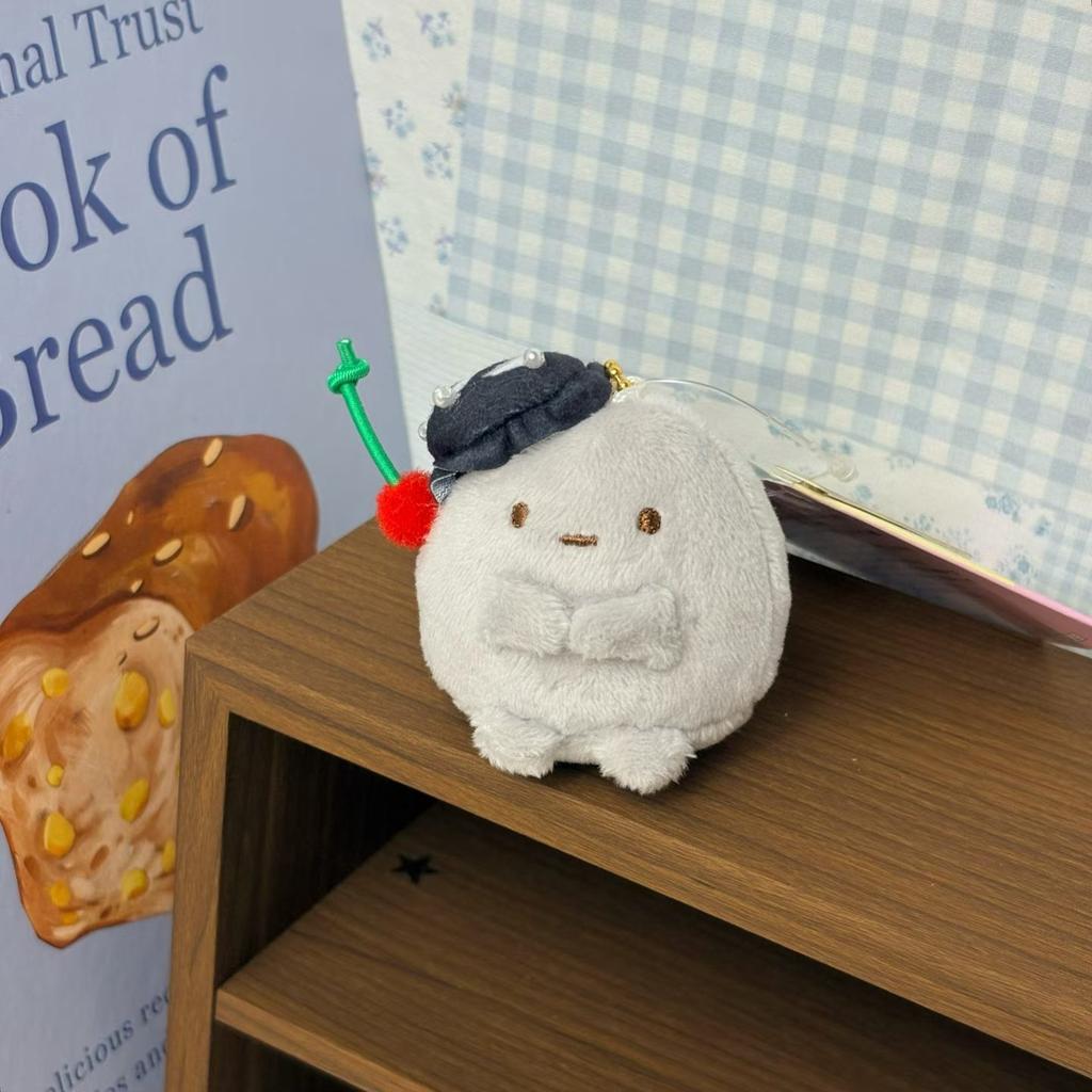 10cm sanx sumikko gurashi rilakkuma 10ème anniversaire peluches décoration série fruits dix couleurs mochi peluche macaron raisin temari