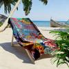 Colorful Underwater Coral Reef Design Beach towel quick-drying for travel outdoor sports jogging beach and swimming